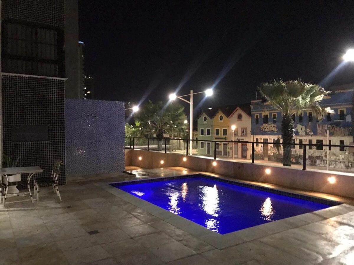 703 Flat Mobiliado Praia De Iracema ฟอร์ตาเลซา ภายนอก รูปภาพ
